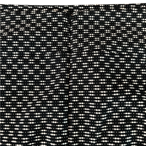 LAUNDRY BY SHELLI SEGAL WOMENS STRAIGHT CUT BLACK & WHITE MIDI SKIRT SIZE 8 - Picture 8 of 8